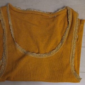 Uniqlo Mustard Yellow Tank Top